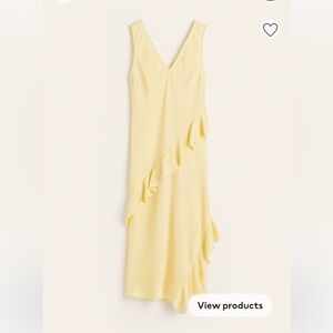H&M ruffle midi dress